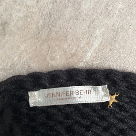 Womens Jennifer Behr beanie with flowers display picture 1